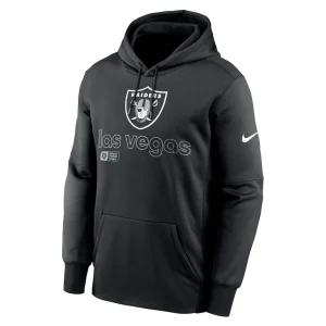 Las vegas raiders nike big tall performance pullover hoodie Black 2XT