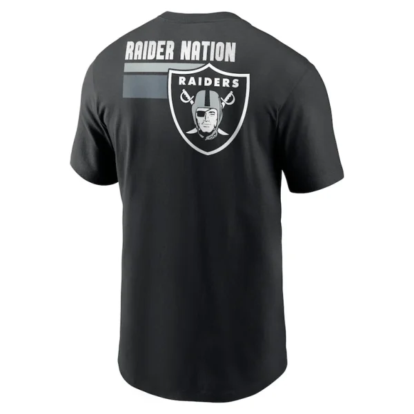 Las vegas raiders nike blitz essential t shirt Black L