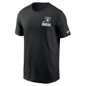 Las vegas raiders nike blitz essential t shirt Black M