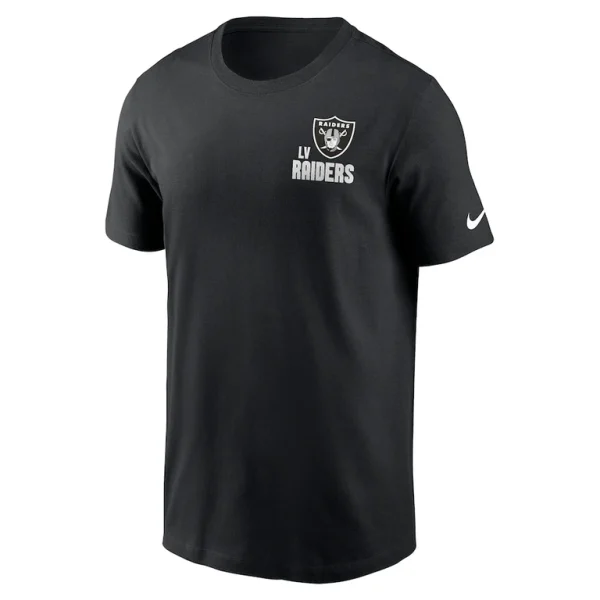 Las vegas raiders nike blitz essential t shirt Black M