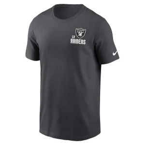 Las vegas raiders nike blitz essential t shirt anthracite Multi M