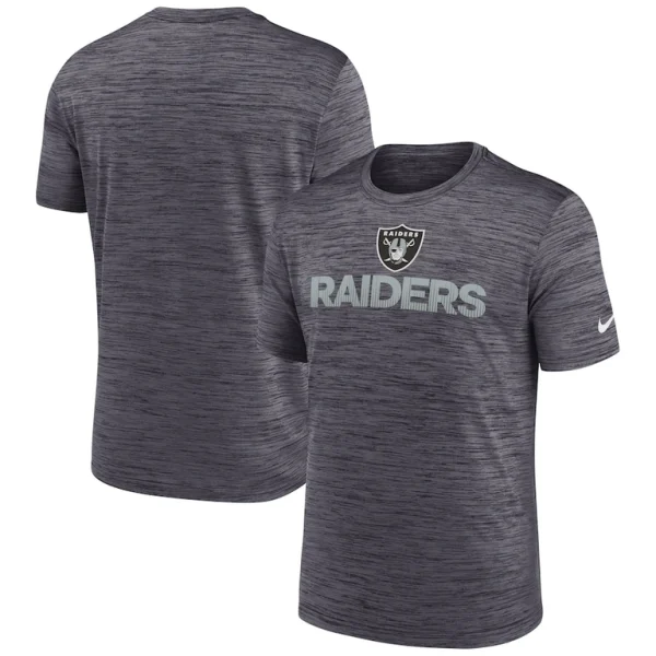 Las vegas raiders nike blitz velocity modern performance t shirt Black