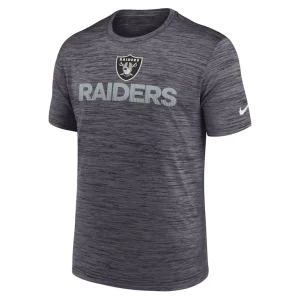 Las vegas raiders nike blitz velocity modern performance t shirt Black M