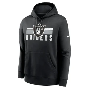 Las vegas raiders nike club fleece pullover hoodie Black M