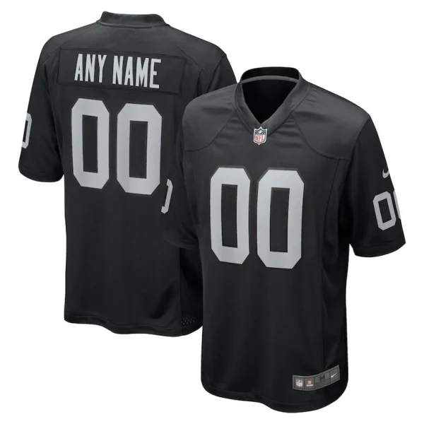 Las vegas raiders nike custom game jersey Black