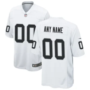 Las vegas raiders nike custom game jersey White