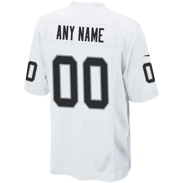 Las vegas raiders nike custom game jersey White L