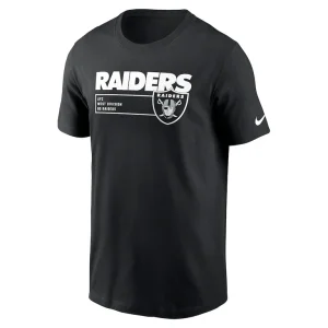 Las vegas raiders nike division essential t shirt Black M