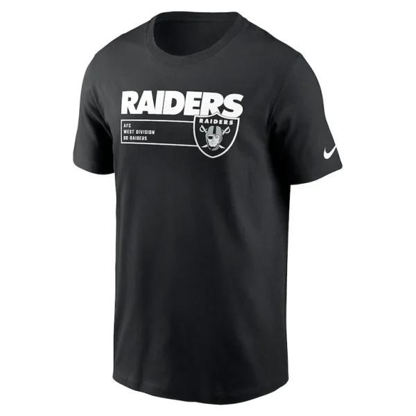 Las vegas raiders nike division essential t shirt Black M
