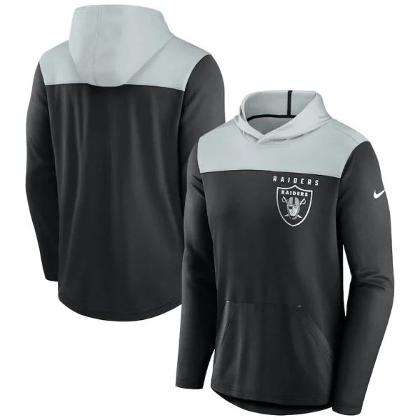 Las vegas raiders nike fan gear pullover hoodie Black