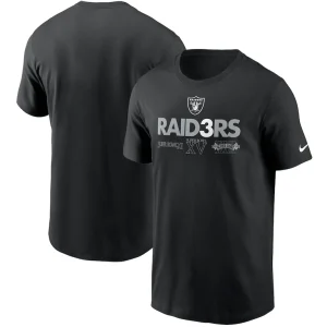Las vegas raiders nike hometown collection raid3rs t shirt Black