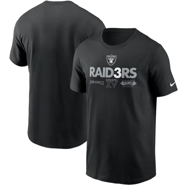 Las vegas raiders nike hometown collection raid3rs t shirt Black