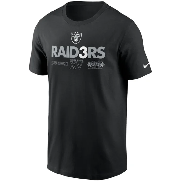 Las vegas raiders nike hometown collection raid3rs t shirt Black M