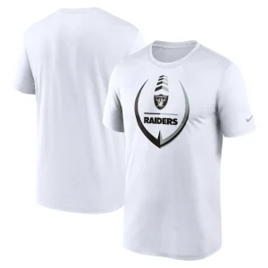 Las vegas raiders nike icon legend performance t shirt White