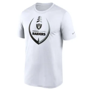 Las vegas raiders nike icon legend performance t shirt White M