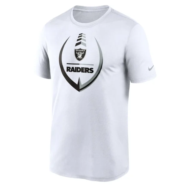 Las vegas raiders nike icon legend performance t shirt White M