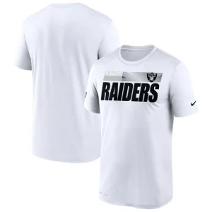 Las vegas raiders nike impact legend performance t shirt White
