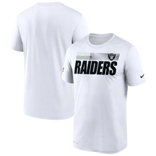 Las vegas raiders nike impact legend performance t shirt White