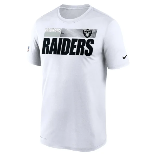 Las vegas raiders nike impact legend performance t shirt White M