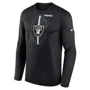 Las vegas raiders nike legend icon long sleeve t shirt Black M
