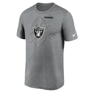 Las vegas raiders nike legend icon performance t shirt Heather charcoal M