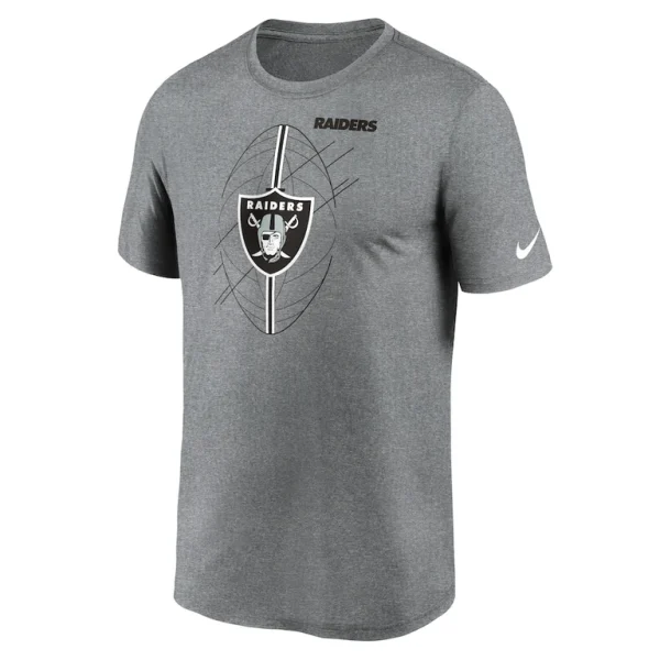 Las vegas raiders nike legend icon performance t shirt Heather charcoal M