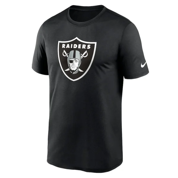 Las vegas raiders nike legend logo performance t shirt Black M