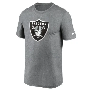 Las vegas raiders nike legend logo performance t shirt Heather charcoal M