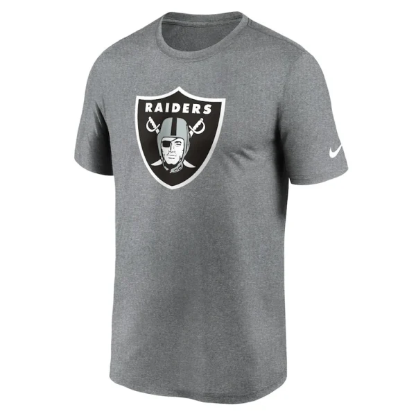 Las vegas raiders nike legend logo performance t shirt Heather charcoal M