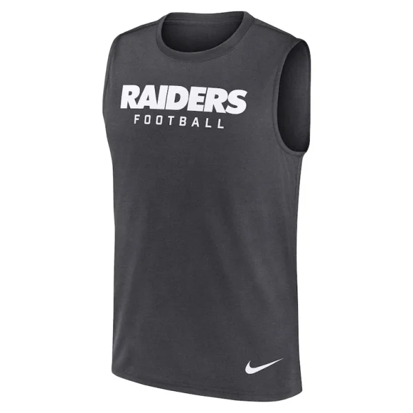 Las vegas raiders nike legend performance muscle tank top Gray M