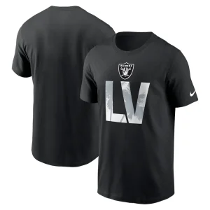 Las vegas raiders nike local essential t shirt Black