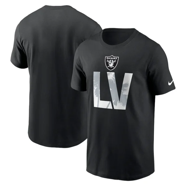 Las vegas raiders nike local essential t shirt Black