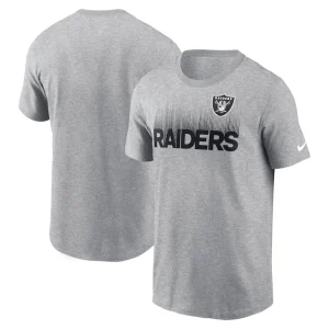 Las vegas raiders nike local essential t shirt Heather gray