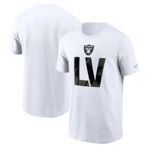 Las vegas raiders nike local essential t shirt White