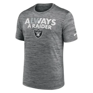 Las vegas raiders nike local velocity t shirt anthracite Multi M