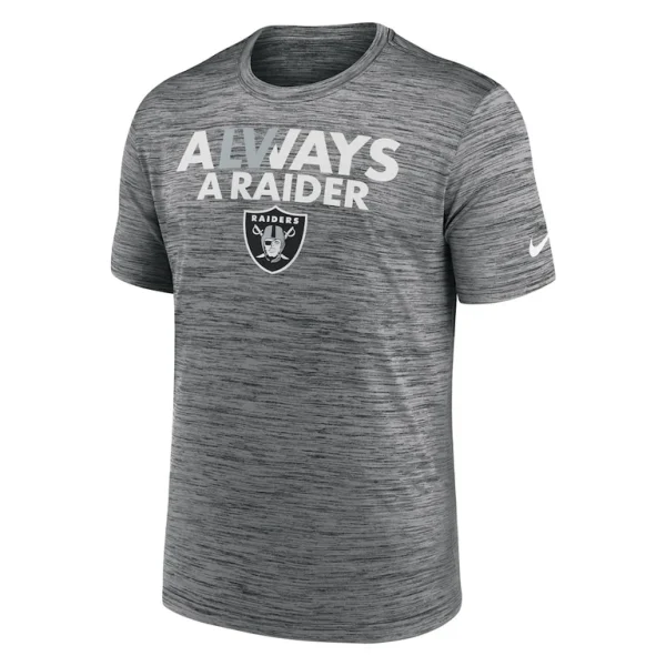 Las vegas raiders nike local velocity t shirt anthracite Multi M