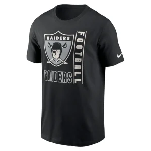 Las vegas raiders nike lockup essential t shirt Black M