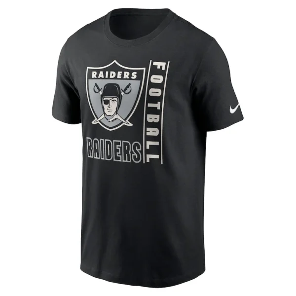 Las vegas raiders nike lockup essential t shirt Black M