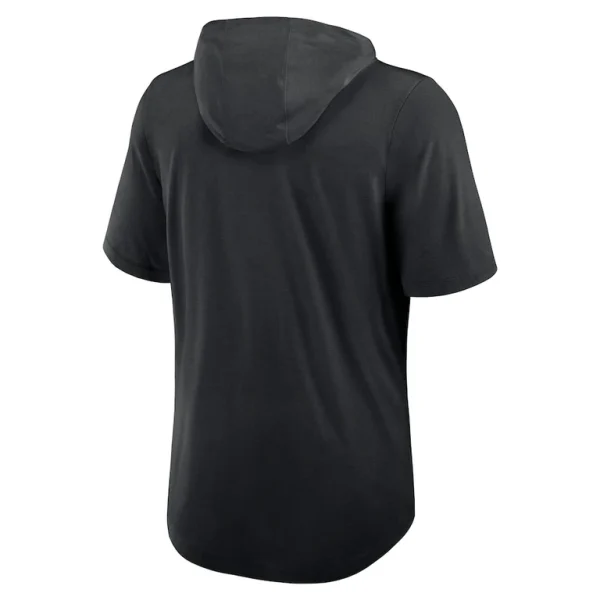 Las vegas raiders nike lockup tri blend hoodie t shirt Black L