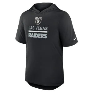 Las vegas raiders nike lockup tri blend hoodie t shirt Black M