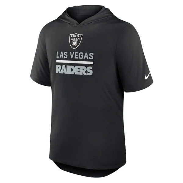 Las vegas raiders nike lockup tri blend hoodie t shirt Black M