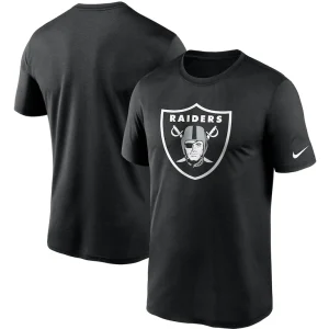 Las vegas raiders nike logo essential legend performance t shirt Black
