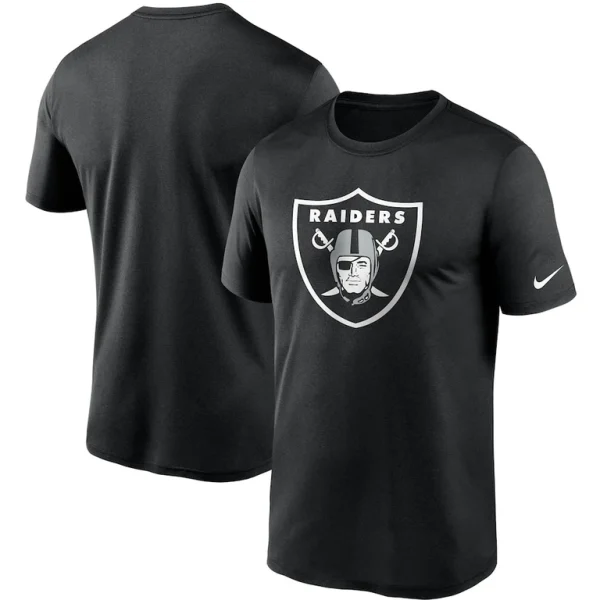 Las vegas raiders nike logo essential legend performance t shirt Black