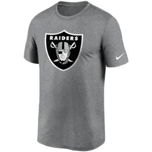 Las vegas raiders nike logo essential legend performance t shirt Heathered charcoal M