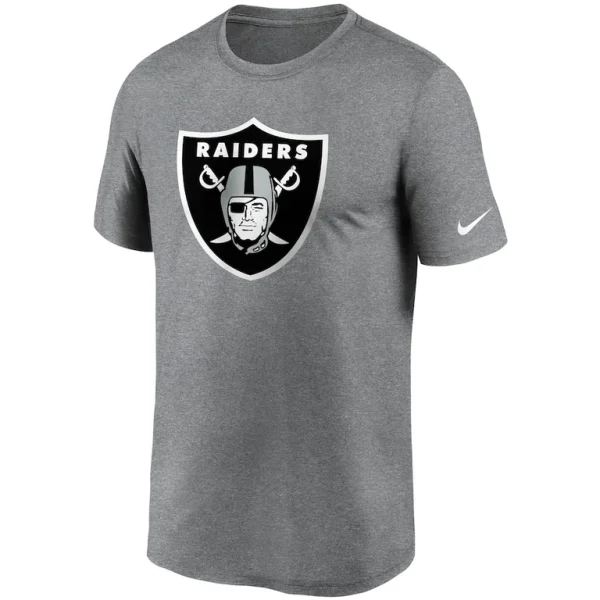 Las vegas raiders nike logo essential legend performance t shirt Heathered charcoal M