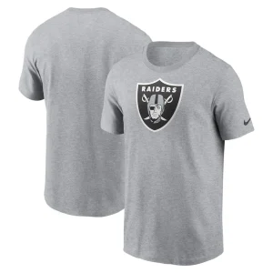 Las vegas raiders nike logo essential t shirt Gray