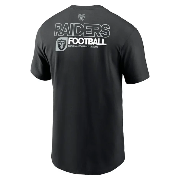 Las vegas raiders nike outline t shirt Black L