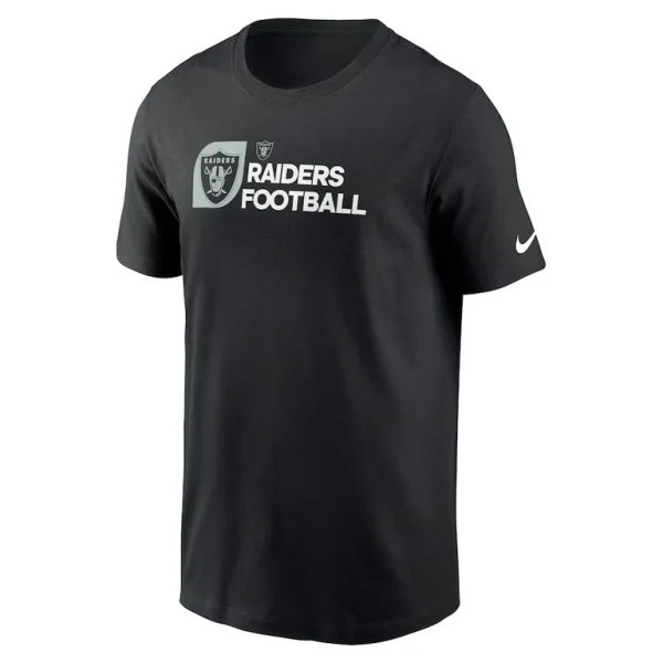 Las vegas raiders nike outline t shirt Black M