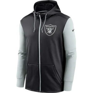 Las vegas raiders nike performance full zip hoodie Black M