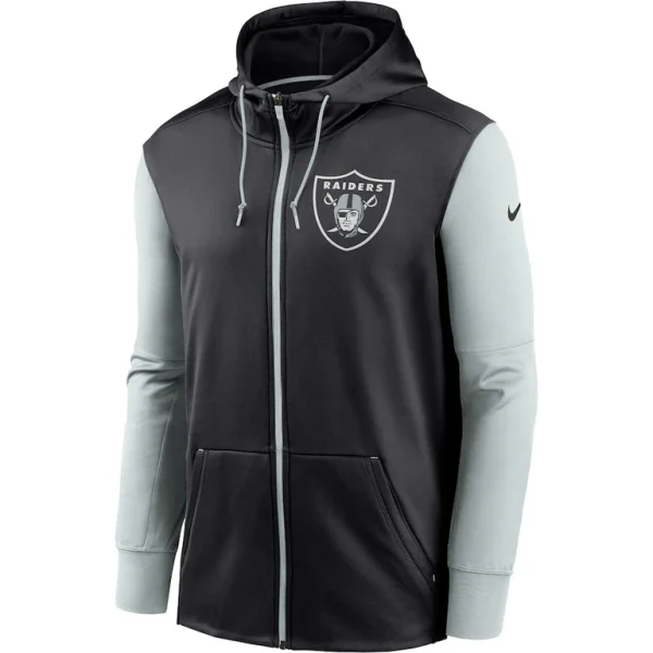 Las vegas raiders nike performance full zip hoodie Black M